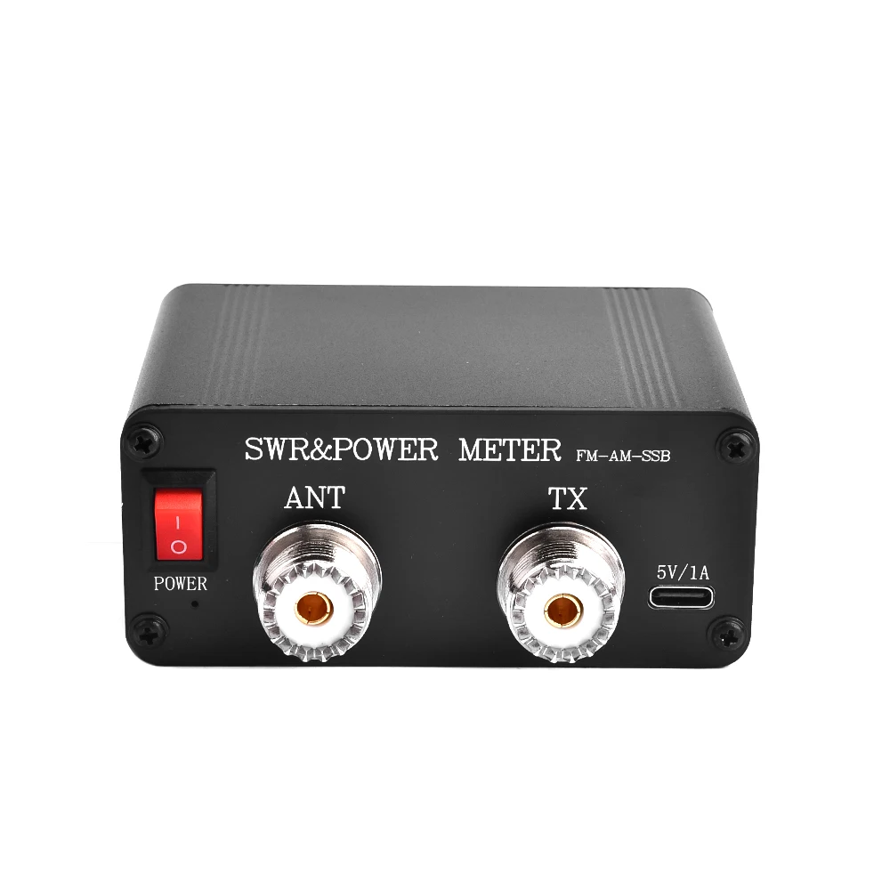 

HF Short Waves SWR Power Meter 1.8MHz-50MHz 0.5W-120W SWR Power Watt Meter Peak Power Wattmeter