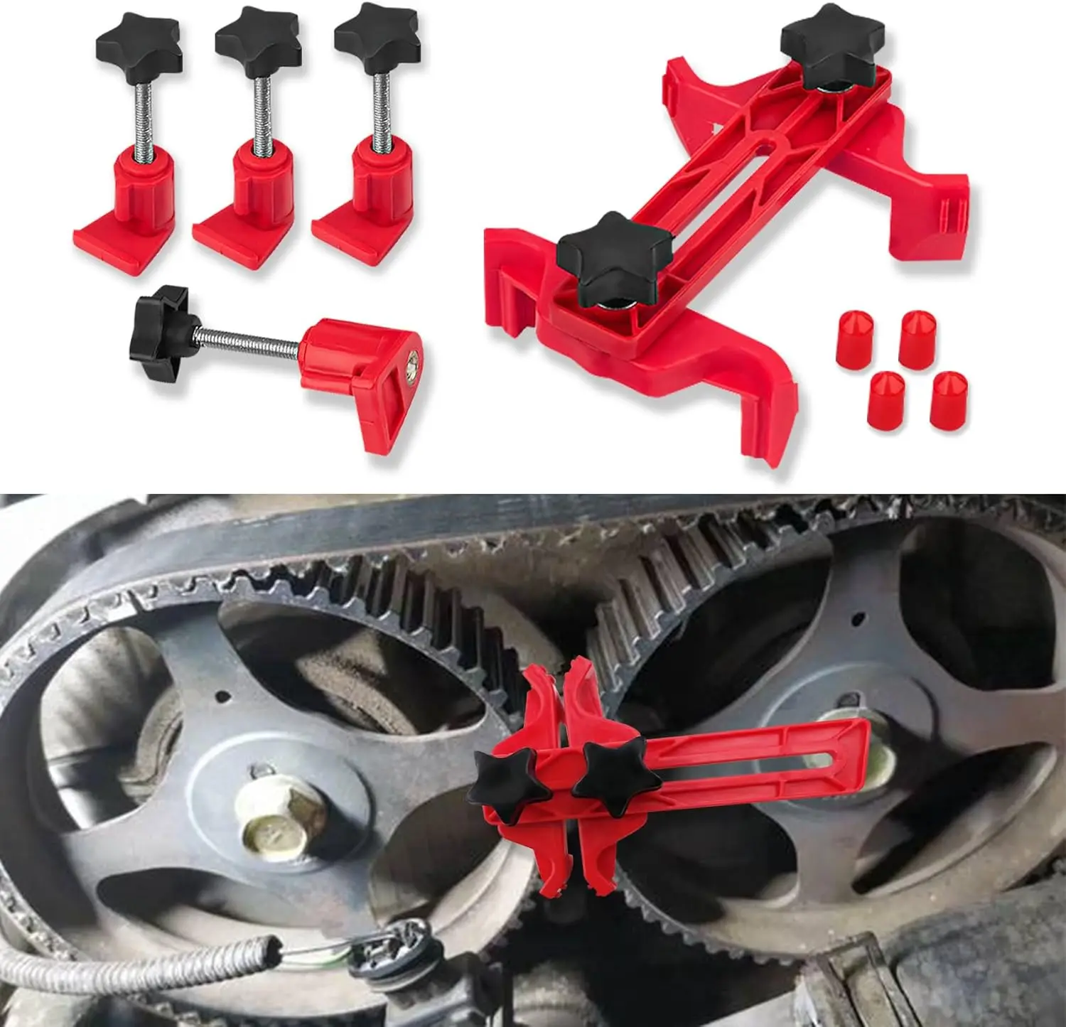

Camshaft Locking Tool, Timing Locking Tool , Camshaft Sprocket Clamp for Cam Engine Timing Sprocket Gear Locking, Car Accessor