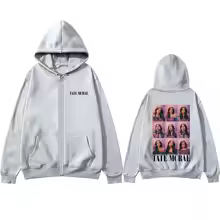 Singer Tate Mcrae Double Sided Zip Hoodie