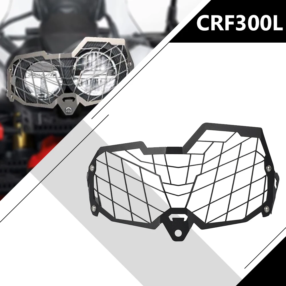 

Для Honda CRF 250L CRF250L CRF 250 L Rally CRF 300L 300 L Rally Защитная крышка для фар Grill 2017-2021 2022 2023 2024 2025