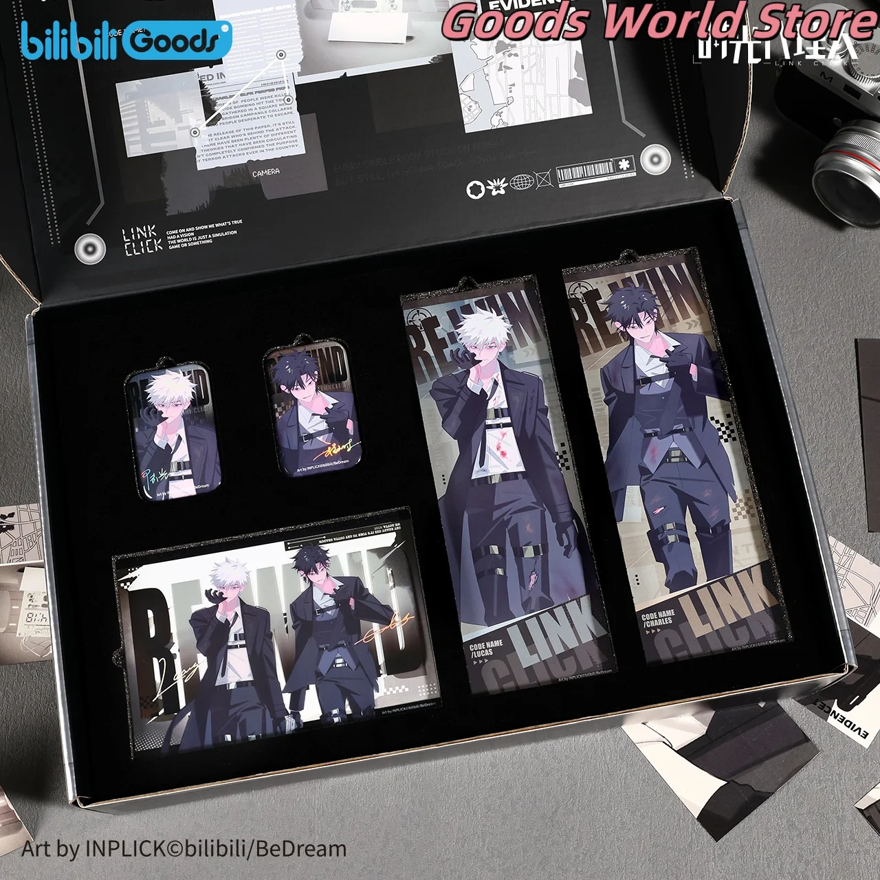 Original Link Click M.O.D RE:WIND Top Secret Action Limited Gift Box Charles Lucas Cosplay Costume Halloween Gift ﻿