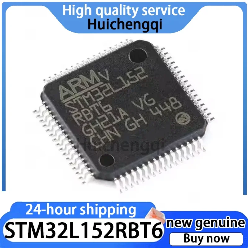 1PCS Original Genuine STM32L152RBT6 Package LQFP-64 Cortex-M3 32-bit Microcontroller MCU