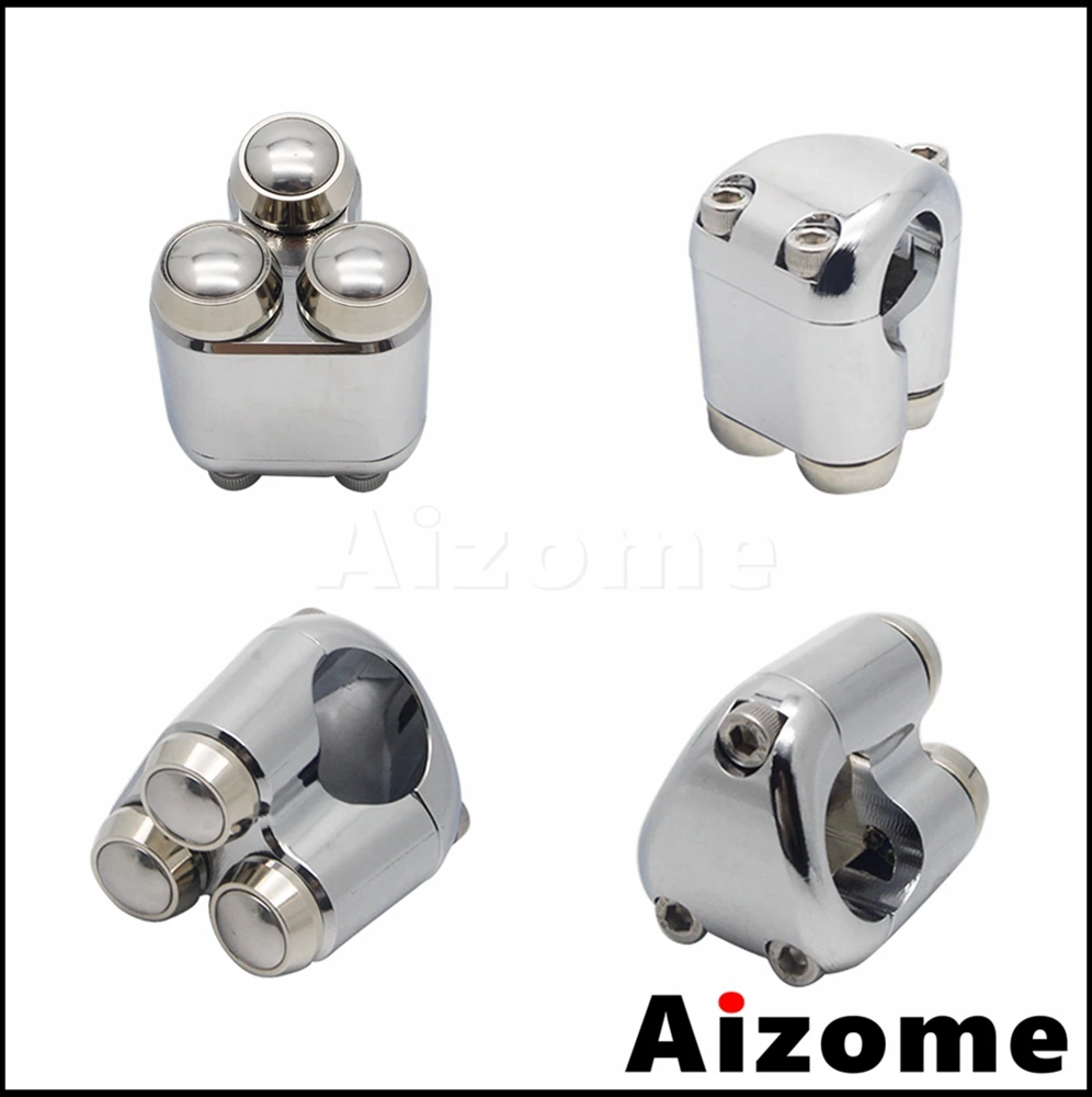 Retro Motorbike 2-4 Push Button Hand Switch 7/8\