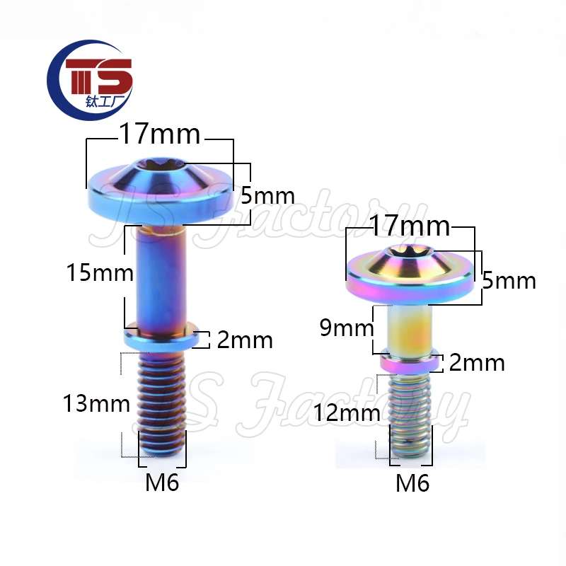 TS Factory 2pcs/10pcs Motorcycle Modification Titanium Xmax/Nmax Transmission Cover Titanium Screws GR5 Rubber Feeding Ring