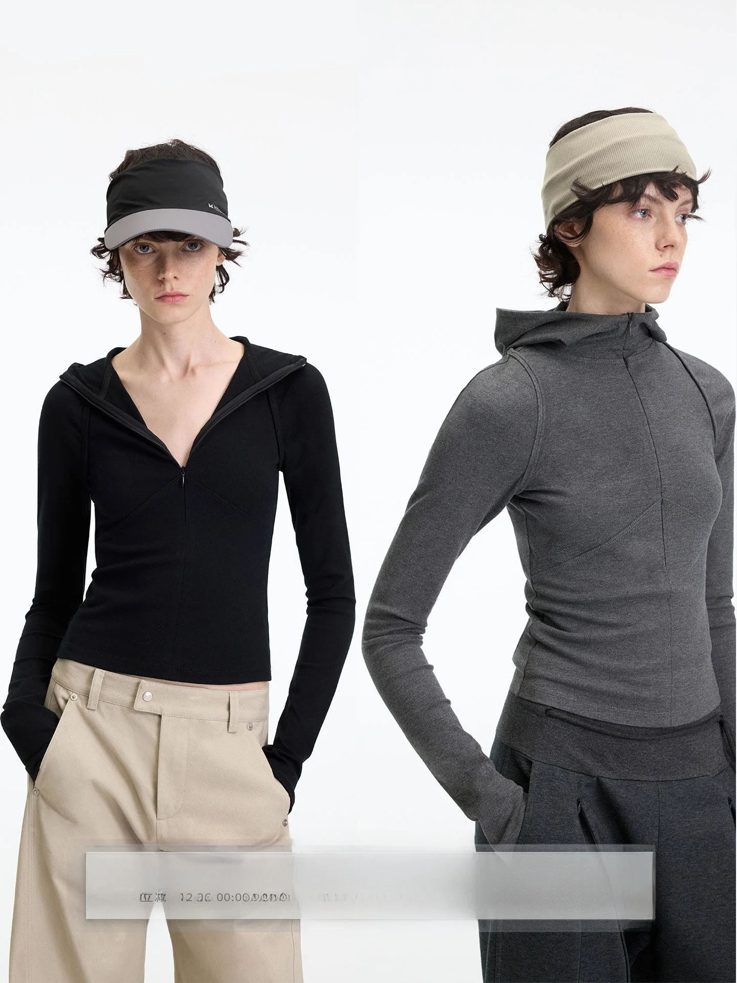 

Slim Fit Long Sve Hoodie T-irt Women's Spring Autumn Casual Sle Elastic Fiber Inner Wear Top Running to the Future