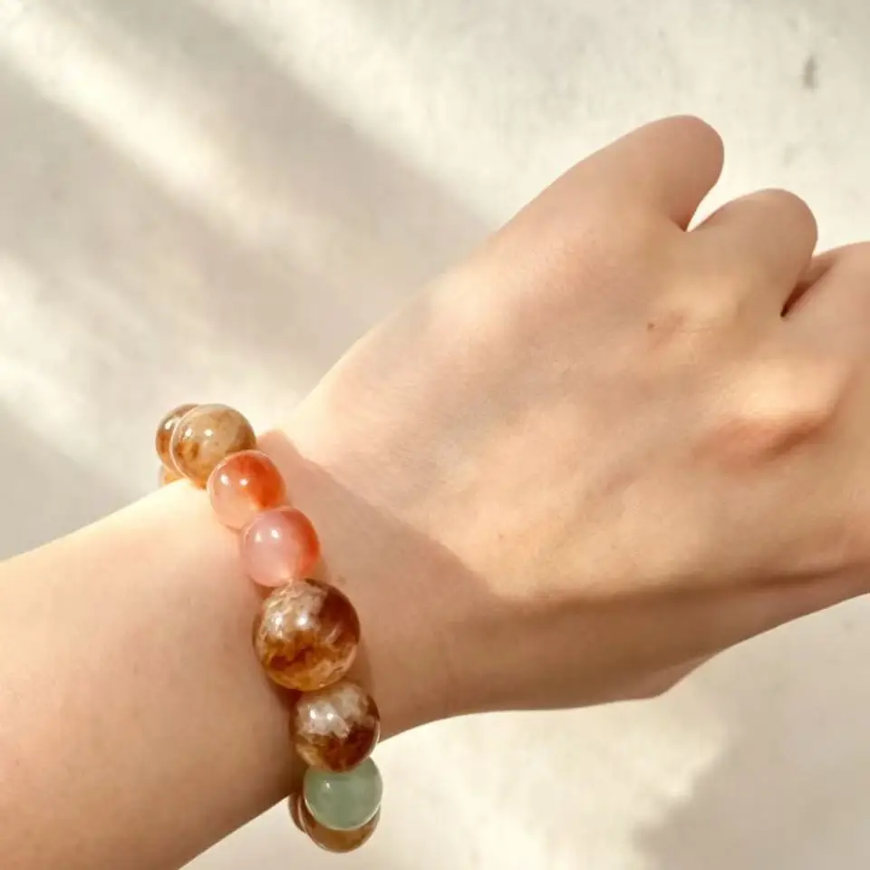 Beaded Bracelet For Women Daily Wear Party Gift Chinese Style Natural Yellow Tower Crystal 2026 Fashion Handmade Bead String Del