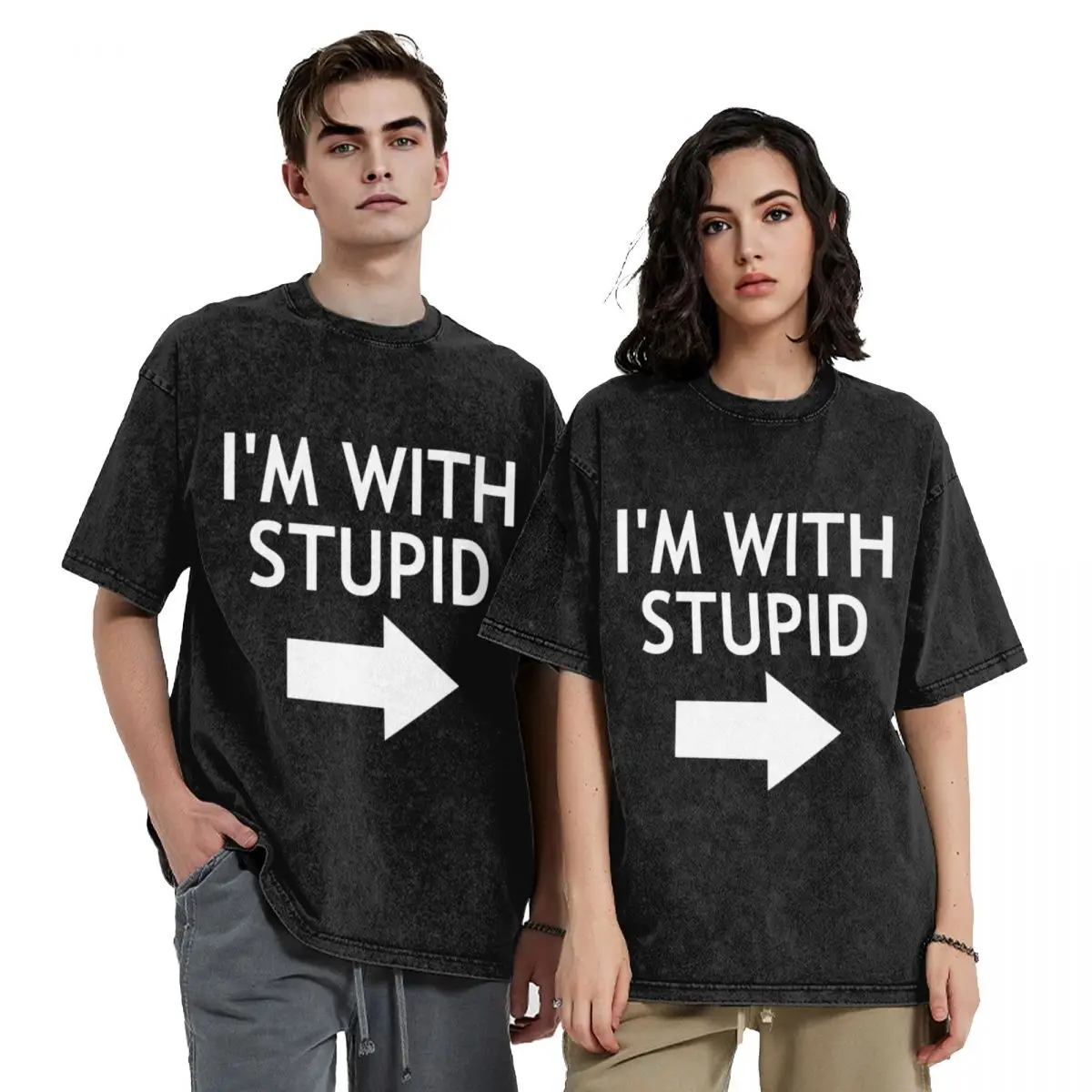 

I'M WITH STUPID T-Shirt shirts graphic tee anime t shirts graphic tee shirt sweat shirts men graphic