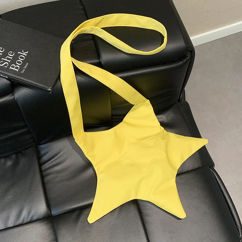 

New Stars Fabric Bag Women's handbag trendy casual small shoulder pouch ladies' cute tote bag Niche Design Fashion Crossbody bag