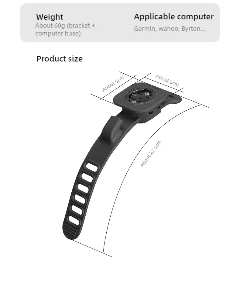 GUB 630 Silikon Fahrrad Computer Halterung Code Meter Halter Rennrad MTB Verlängerung Halterung Für Garmin Bryton WAHOO XOSS – Detail 15