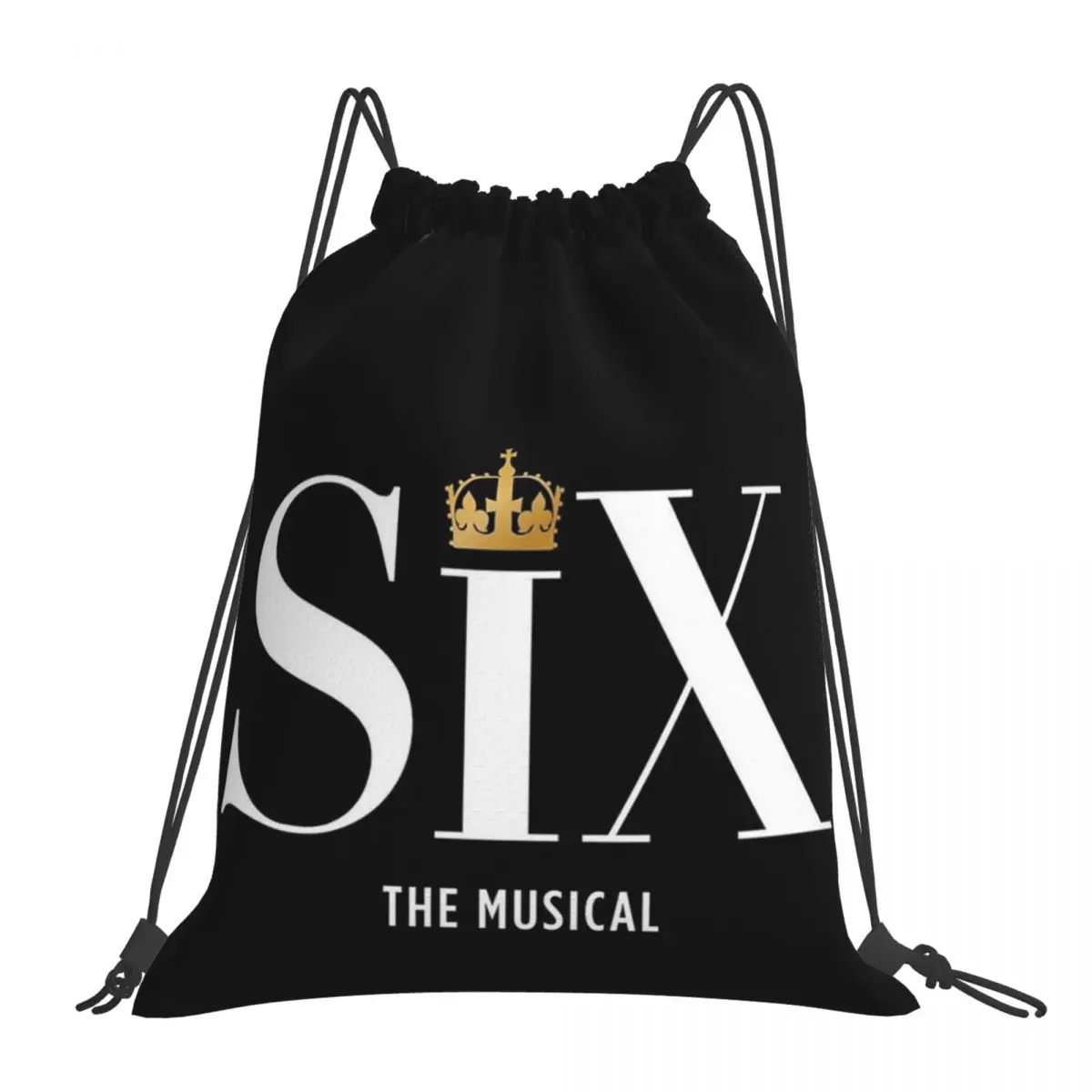 

Рюкзак на шнурке для мужчин и женщин, повседневная Портативная сумка с музыкальным принтом, с карманами для хранения, портфель для студентов