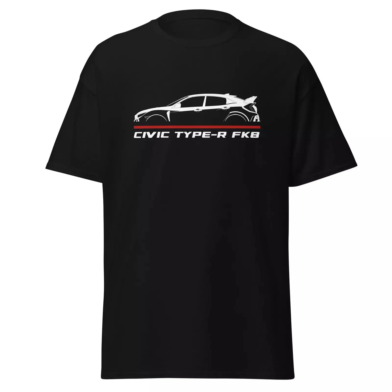 2024 Men T Shirt Casual Hondas Civic Type-R FK8 2017-2021 Enthusiast T-shirt Graphic Summer Short Sleeves 100% Cotton S-3XL Tee