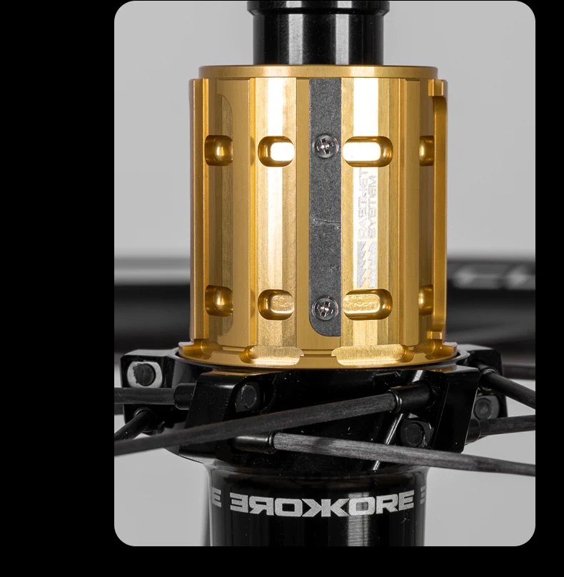 KORE CYCLONE Carbon-Speichenlaufradsatz-50mm-T1000 Carbon-Felgen 36T/60T Ratchet-Nabe XDR/HG 700C Design für ultraleichte Straßenrennen – Detail 14