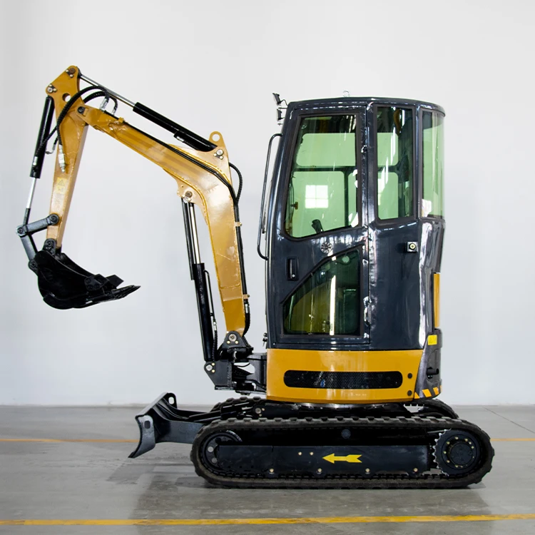 حفارة صغيرة محرك كوبوتا EURO 5 محرك ديزل حفارة زاحفة تسليم سريع صفر الذيل سوينغ حفارة مدمجة مع كابينة التيار المتناوب