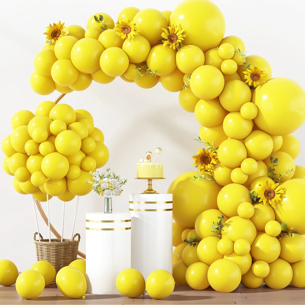 10/12/18 بوصة الأصفر اللاتكس بالون الأحمر الأزرق الأرجواني قوس قزح بالونات اللاتكس عيد ميلاد الطفل الزفاف دش حفل زفاف زينة