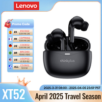Lenovo XT52 Earphones Wireless Bluetooth V5.4 HD Call HIFI Stereo Sound Sports Earbuds Long Endurance Noise Reduction Headphones