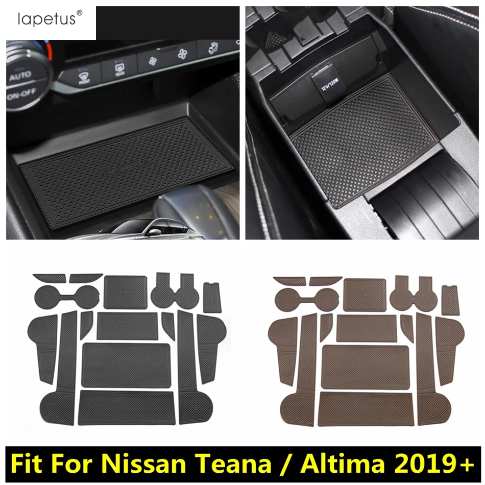 

PU Leather Car Interior Door Slot Groove Pad Armrest Storage Cup Mat Cushion For Nissan Teana / Altima 2019 - 2023 Accessories