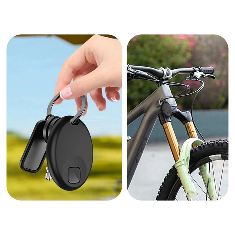 블루투스 애완 동물 추적 로케이터 스마트 분실 방지 파인더, 애플 분실 방지 장치, 크림색 흰색