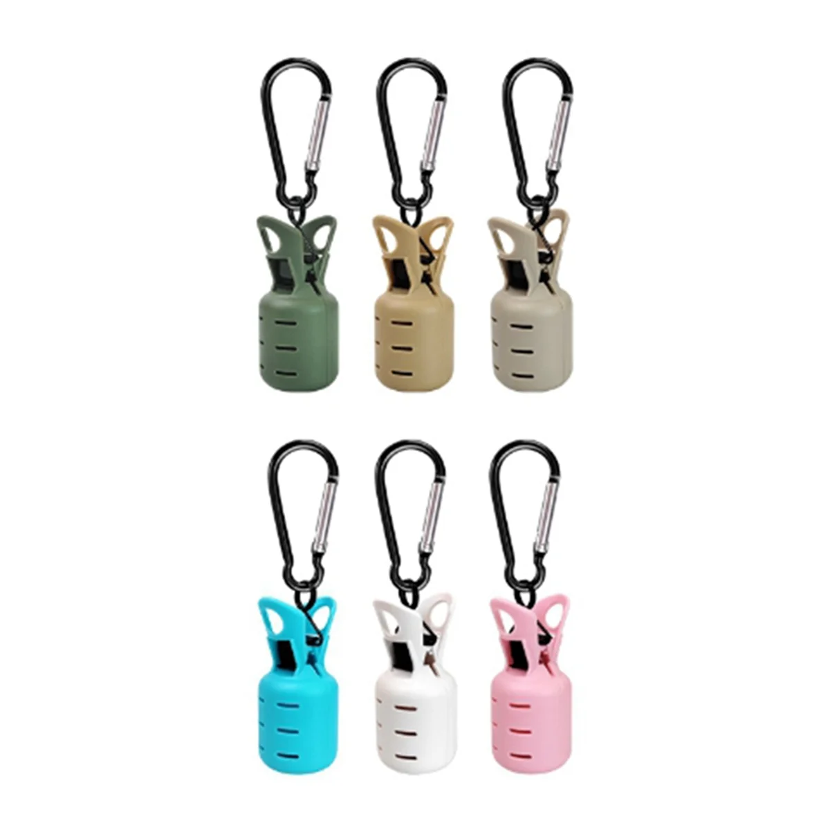 A77I Yeni Jig Yem Koruyucu Kiti 6 adet Ahtapot Egi Kanca Kapak Mürekkepbalığı Şemsiye Cazibesi Kap Olta takımı