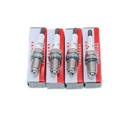 (4pcs/kit) Ignition Spark plugs kit for Chinese CHERY TIGGO5 SUV A3 A5 SQR473 481 484 engine Auto car motor parts A11-3707110CA