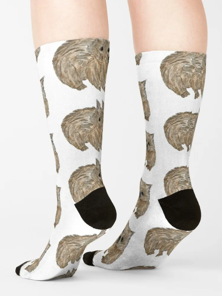 Wombat - Australian Animal painting Socks Happy Socks Men