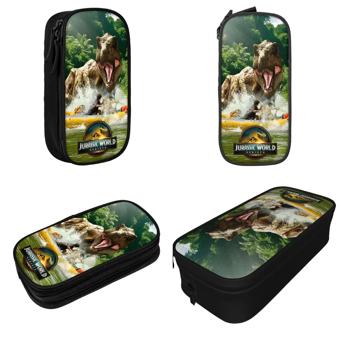 Jurassic World Rebirth ดินสอ 2025 ไดโนเสาร์ฟิล์ม Pencilcases ปากกาดินสอกระเป๋านักเรียนโรงเรียนของขวัญเครื่องเขียน
