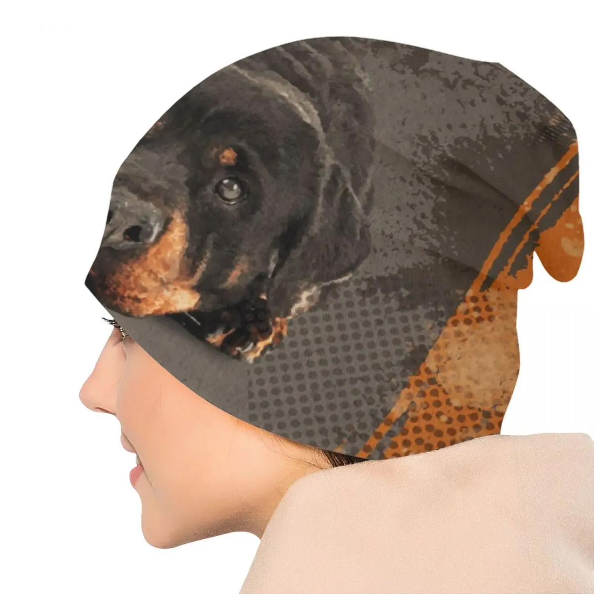 Rottweiler-gorros de punto para hombre y mujer, gorros bonitos y cálidos para el invierno, Unisex, Metzgerhund