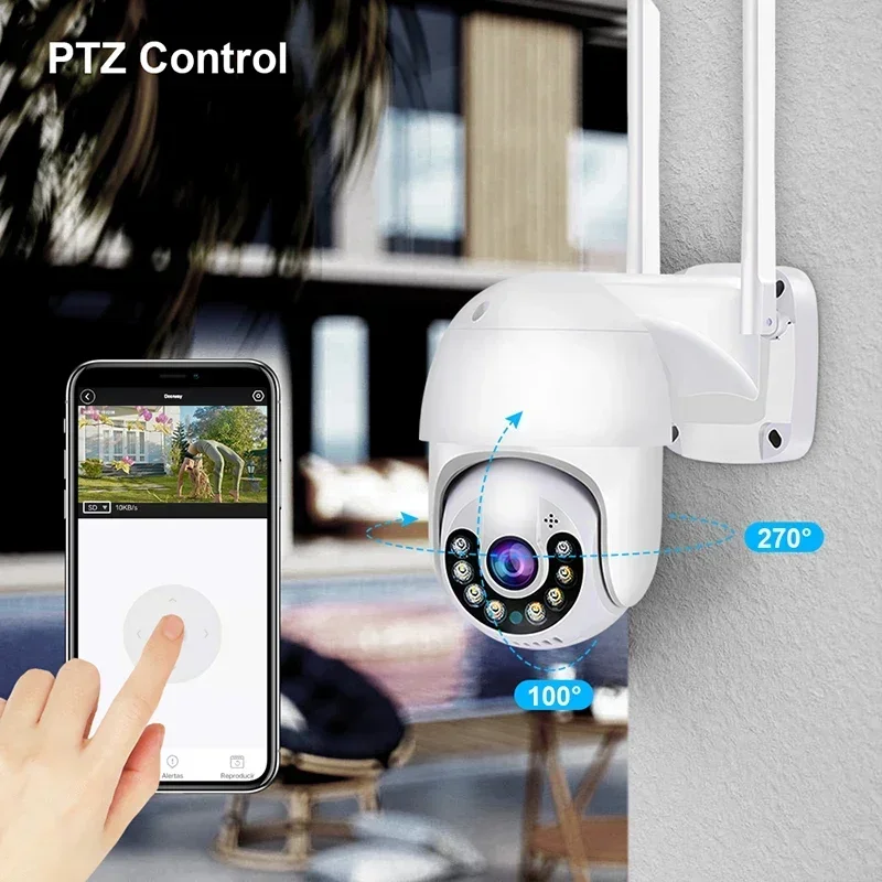 2024 New Video Surveillance Outdoor 8mp 4k Ip Surveillance Camera 5mp Cameras Security External Wifi IP Camera for home CCTV