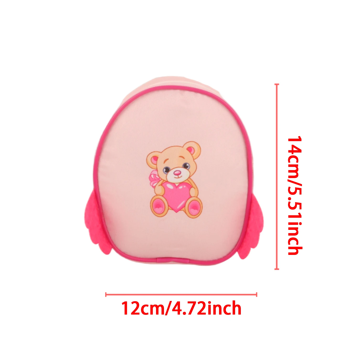 1PC Cartoon Fashion Doll Bag Accessories For Kids Above 3+ Cute Mini Backpack Travel Case Keychain Haversack Girl's Gift Toy