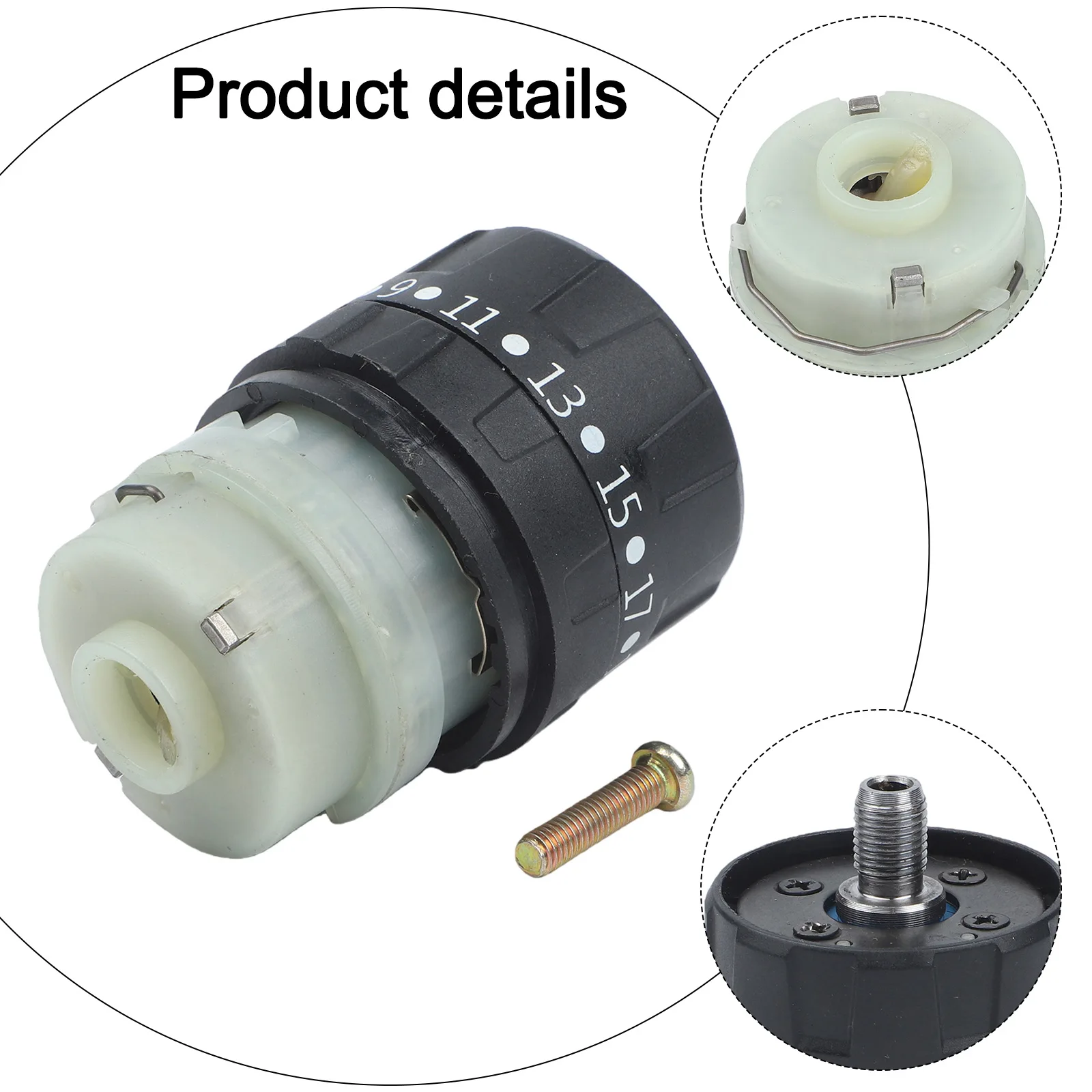 Optimized Title 1: Brushless Dual Speed Self-lock Gearbox 13 Teeth For 16.8V 21V Cordless Electric Drill Power Tool Parts