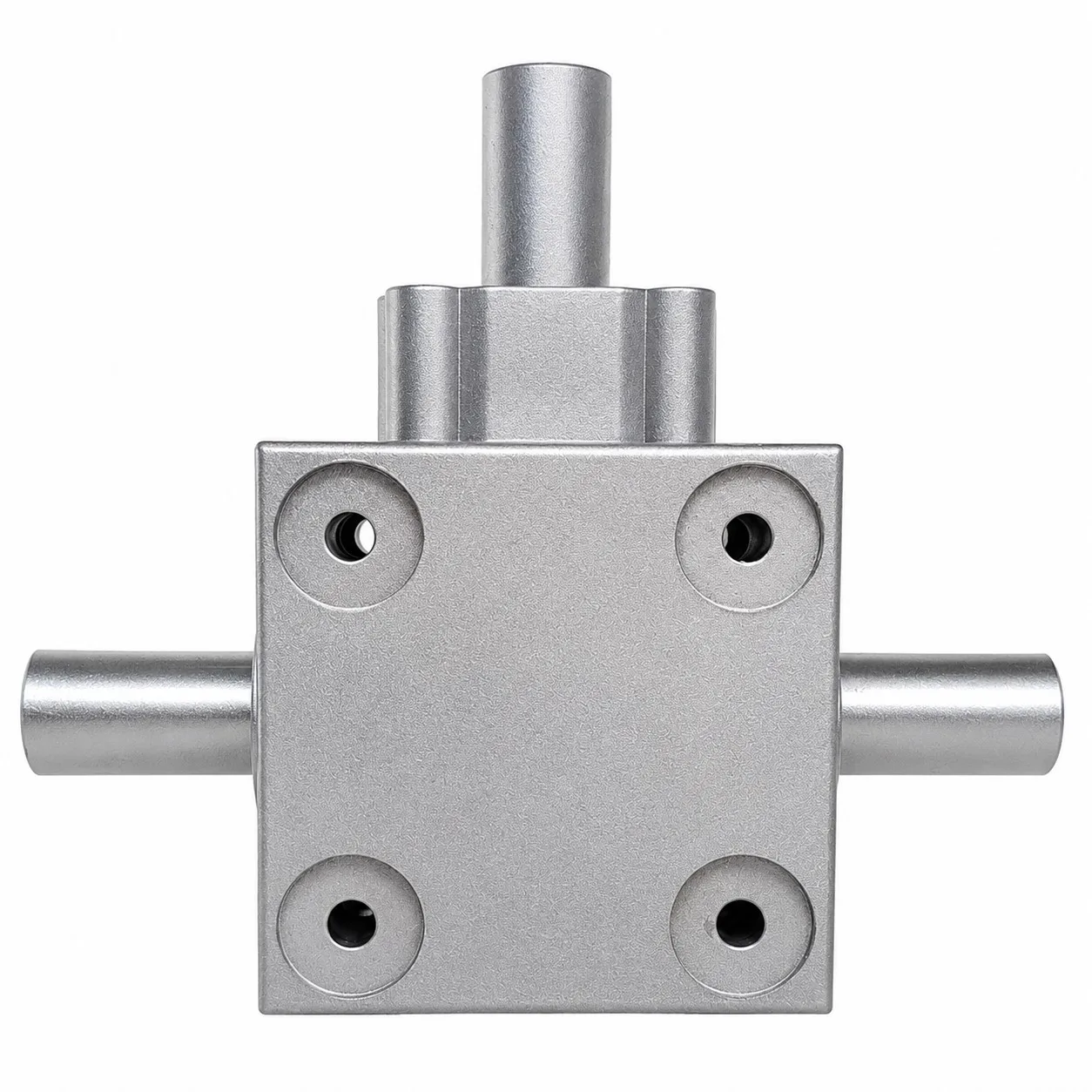 T-Type 90 Degree Right Angle Gearbox 20mm Output Shaft 2.5 Module 16 Tooth Steering Reversing Gear Box