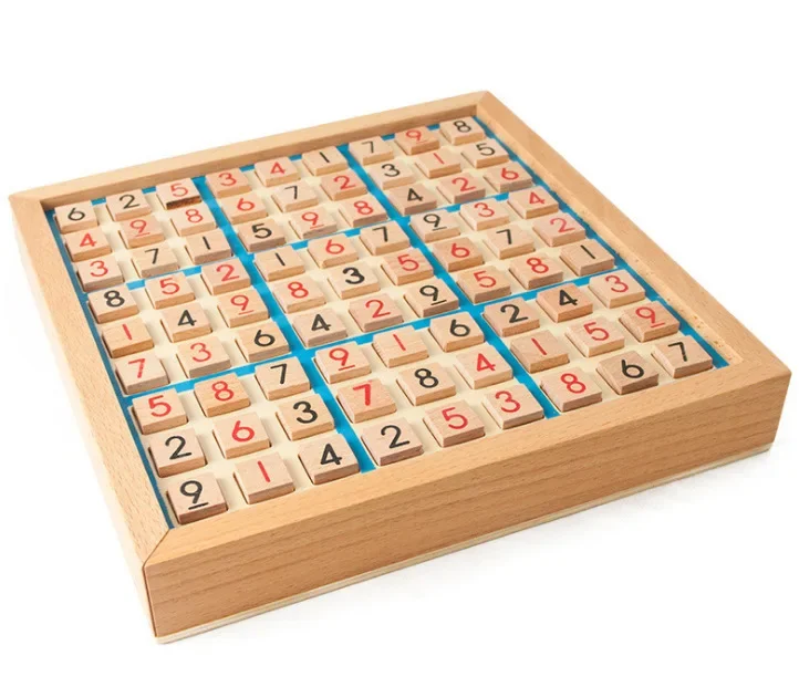 

Wooden Sudoku nine-square grid game chess primary school students thinking training children's puzzle board game toy board game