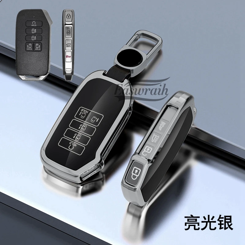 9 Buttons Car Key Case Holder Cover For KIA Kia Ev6 New Carnival Sedona K8 V6 2022 GT Line  Dl3 Mq4 K5 Grand Sorento Accessories