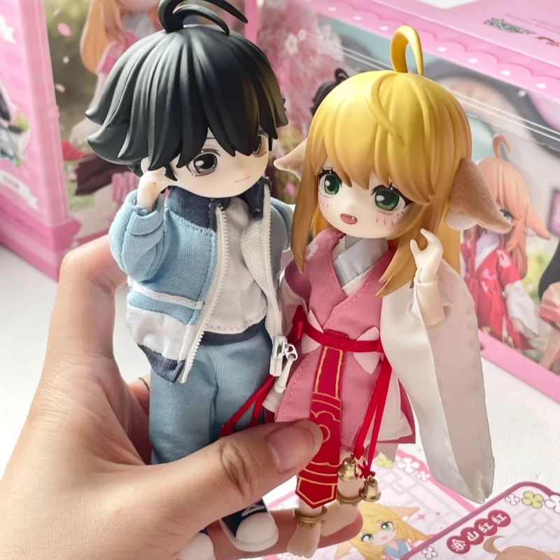 Fox Spirit Matchmaker-figura de acción de Anime, caja ciega a escala 1/12, modelo coleccionable Bjd, adornos de decoración para tema de matrimonio