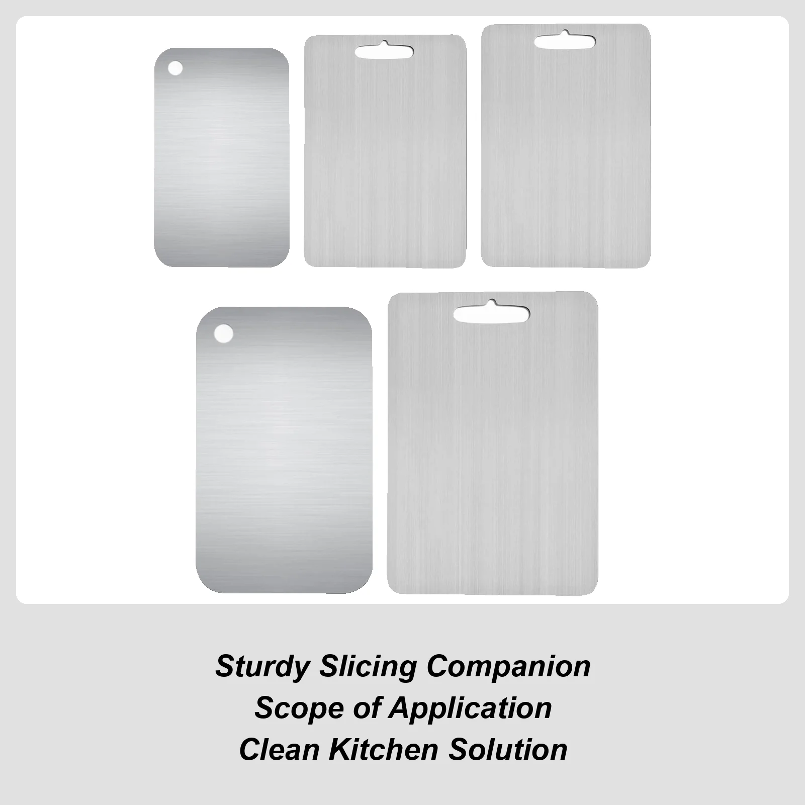 

Titanium Cutting Board Double-Sided Chopping Board Kitchen Chopping Board Cutting Board Serving Tray Portable Kitchen Cutting