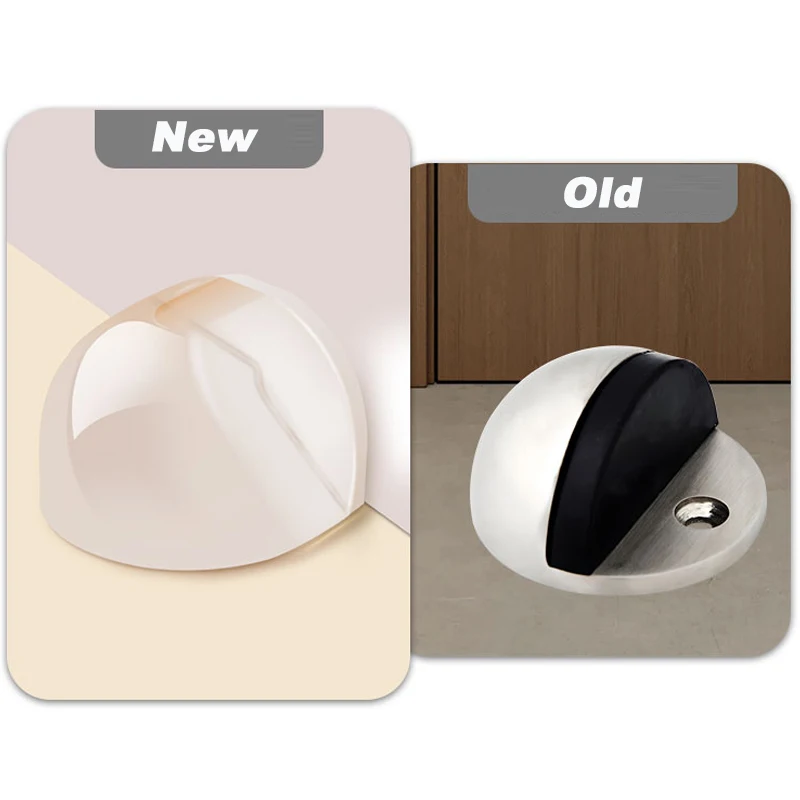 سدادة باب من السيليكون الشفاف بدون حفر وسادة مضادة للصدمات لسلامة المكتب والمنزل وحماية أثاث الحائط ومضاد للتصادمات #5