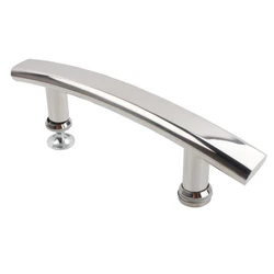 Armrest Shower Door Handle Shower Room Handle Arc Hole Distance 145mm Shower Handle High Quality Silver 100% New