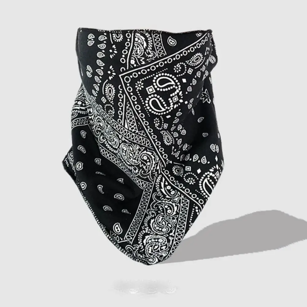 

Солнцезащитный шарф для лица, летняя маска из ледяного шелка, висячие уши, сплошной цвет, защита от солнца, крышка для лица, защита шеи на половину лица