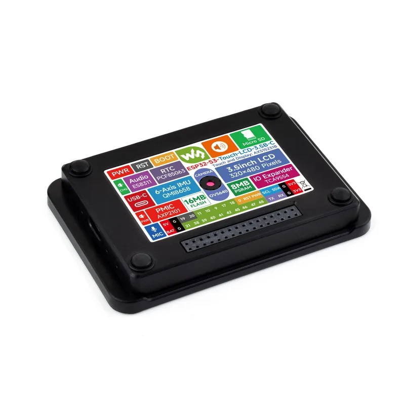 ESP32-S3 3.5" Touch LCD Board Type B - 320x480 IPS QSPI Display with Camera Interface & Wi-Fi Support view 5