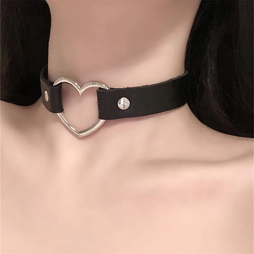 1 قطعة سلسلة الترقوة الجلدية السوداء طوق خمر رقيقة بولي Choker المختنق قلادة للنساء جديد القوطي الحسية مجوهرات للنساء هدية