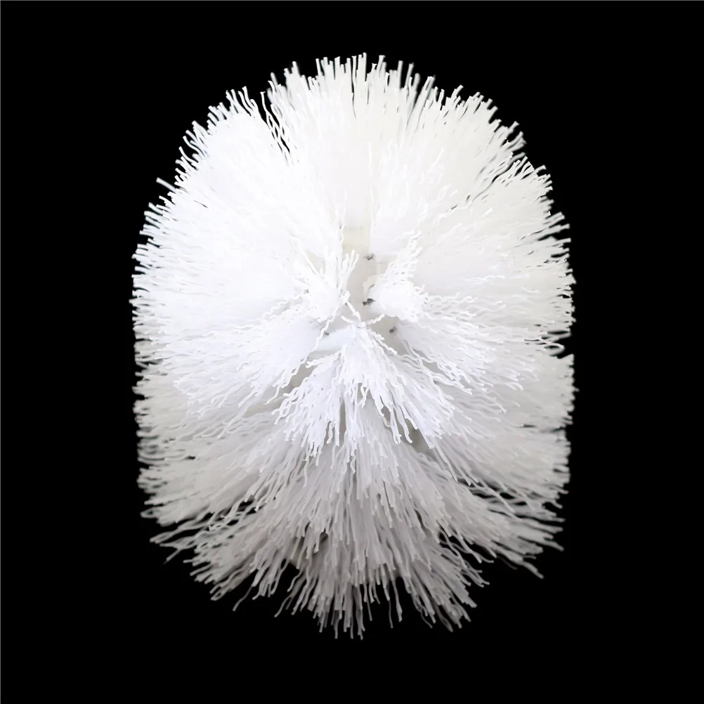 1 szt. Zamienna łazienka WC czyste akcesoria szczotka do czyszczenia toalet biały szczotka do WC szczotka uchwyt głowicy 75*90mm