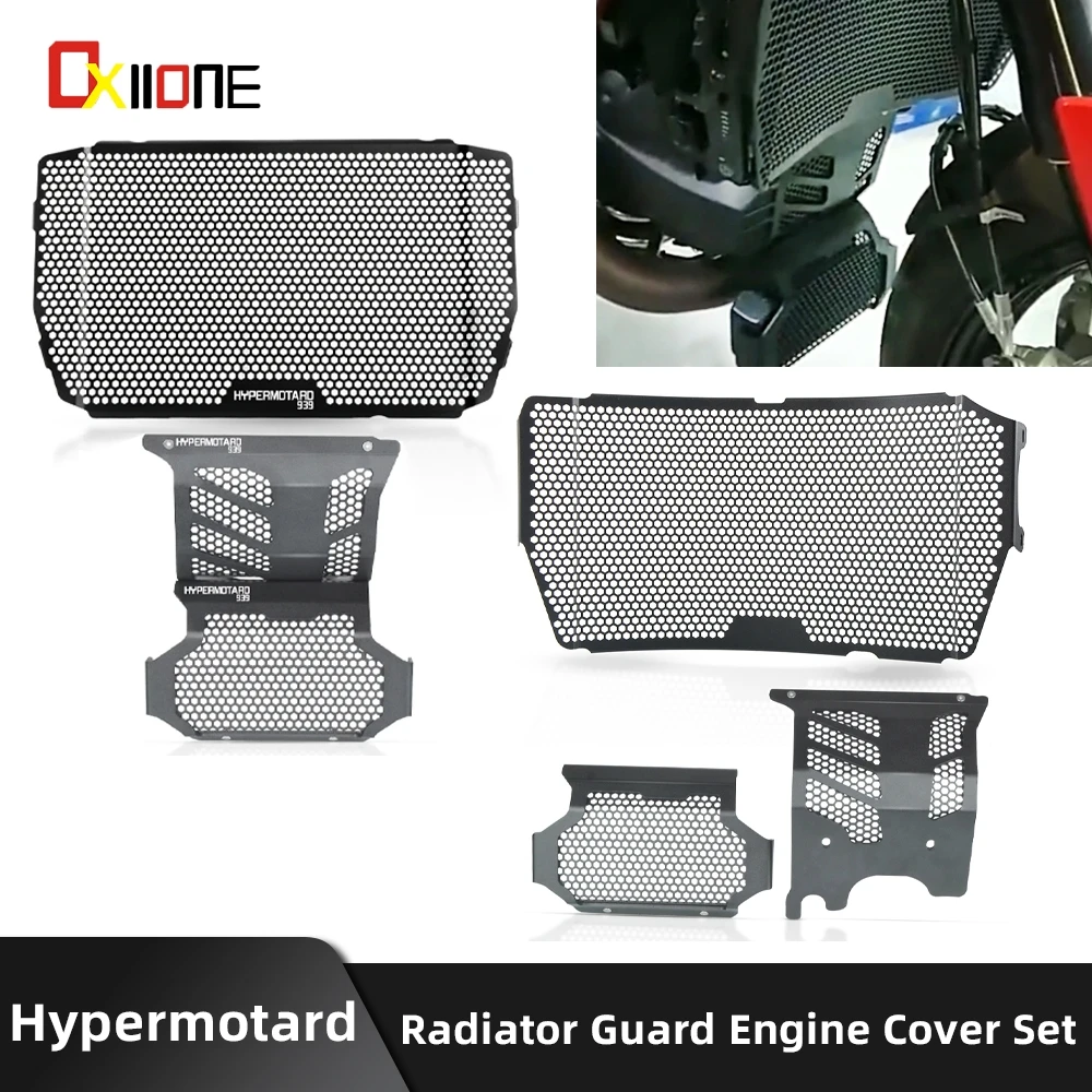 

For Ducati Hypermotard 950 Hyperstrada 939 939SP Motorcycle Accessories Radiator Grille Protection Oil Cooler Cover Engine Guard