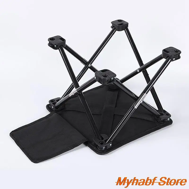 Outdoor Camping Stool Portable Travel Folding Stool Chair for Walking Hiking Fishing Stool Beach Collapsible Chair Ultralight