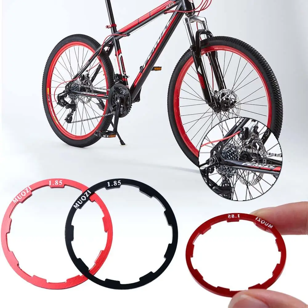 Spacer Front Rear Hub Washer Gasket MTB Bottom Bracket Spacers Bicycle Hub Washer Bike Freehub Washer Flywheel Cassette Gasket