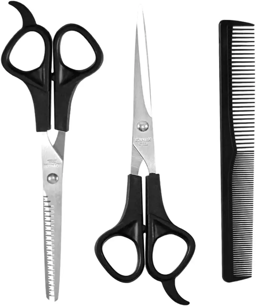 Hair Cutting Scissors Kit Hairdressing Shears for Men Women Pet Barber Salon Cutting Thinning Trimming Easy Hair Styling Tool