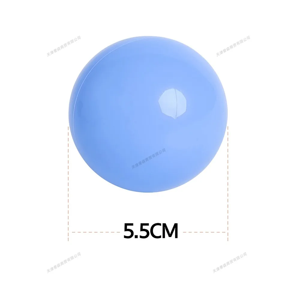 100개의 다채로운 부드러운 플라스틱 오션볼, 친환경 놀이 공간용 공, 유아용 수영장 텐트, 실내외 놀이집 장난감