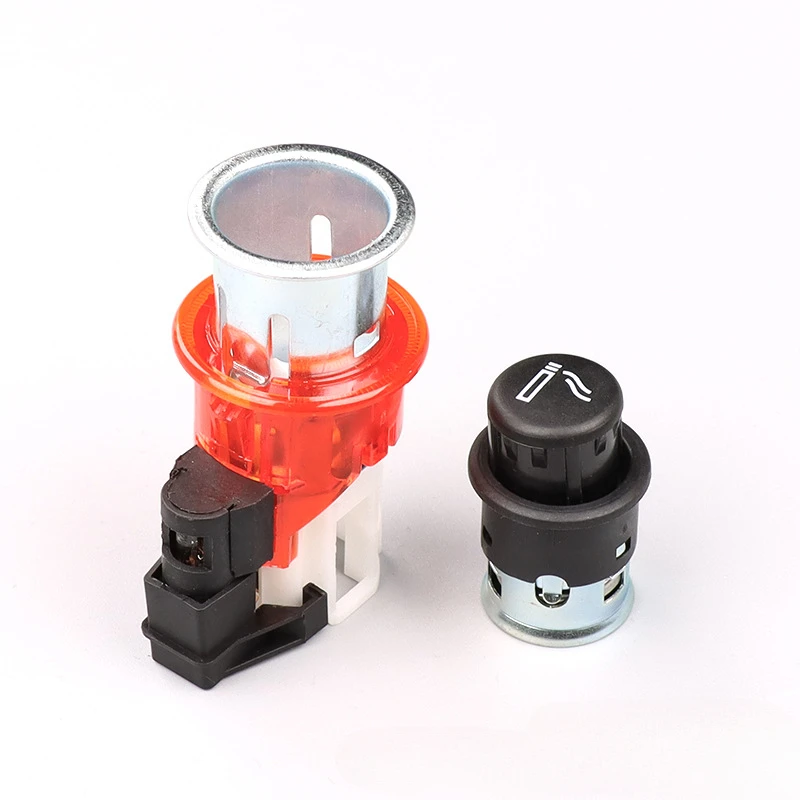 

For VW Golf Passat Polo Beetle Jetta Bora Eos Caddy Tiguan Touareg Touran Red Cigarette Lighter Assembly USB Charger 1J0919307