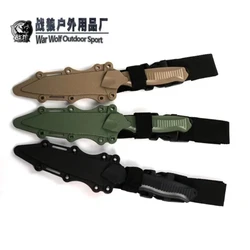 M204 training fixed blade combat knife ABS handle soft rubber blade Rubber Military Training Model Knife M204