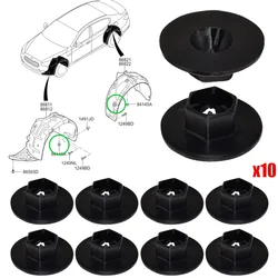 10PCS For Hyundai Santa Fe 2006 2007 2008 2009 2010 2011 2012 2013  - 2018 Car Wheel Arch Liner Splashguard Clip Bracket Nut