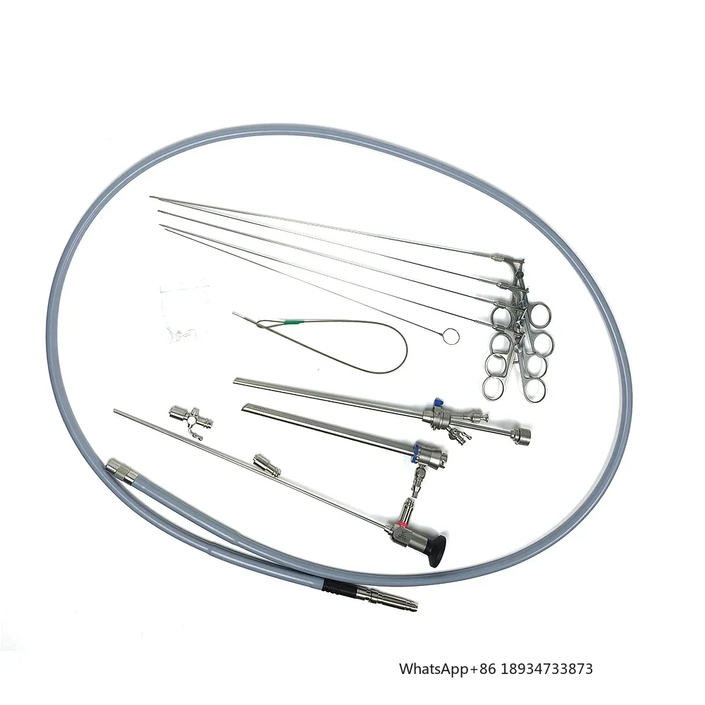 Semirigid Hysteroscope Gynecological Basic Instrument Hysteroscopy Foreign Body Forceps Scissors Grasper