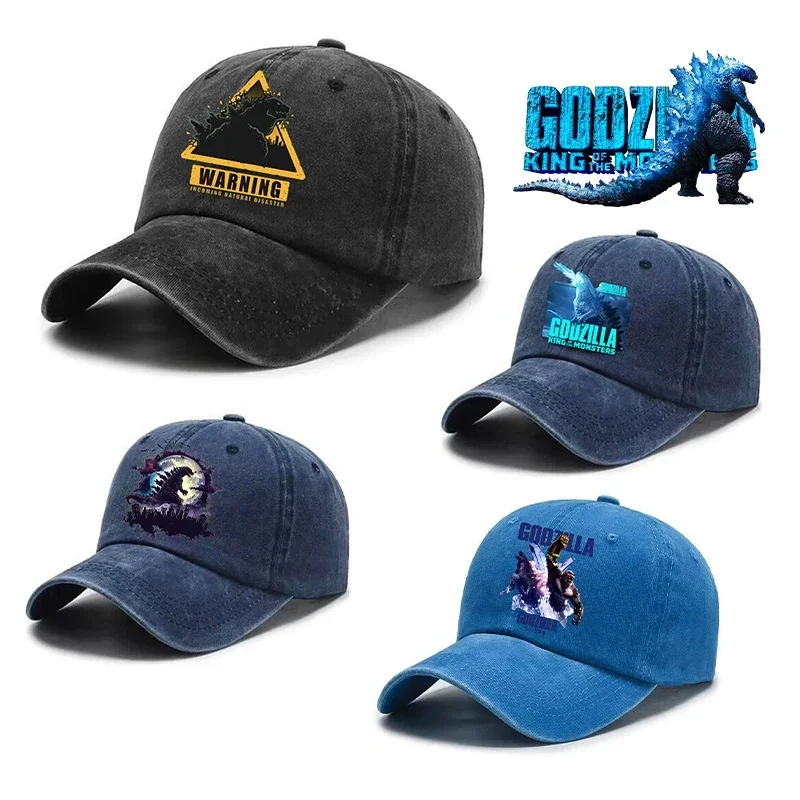 

Godzillas Baseball Caps for Men Women Anime Movie Cartoon Summer Sun Hat Outdoor Sports Retro Sunbonnet Adult Headgear cute Gift